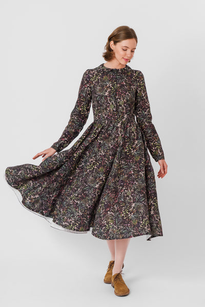 Classic Dress, Long Sleeve, Venice Floral#color_venice-floral