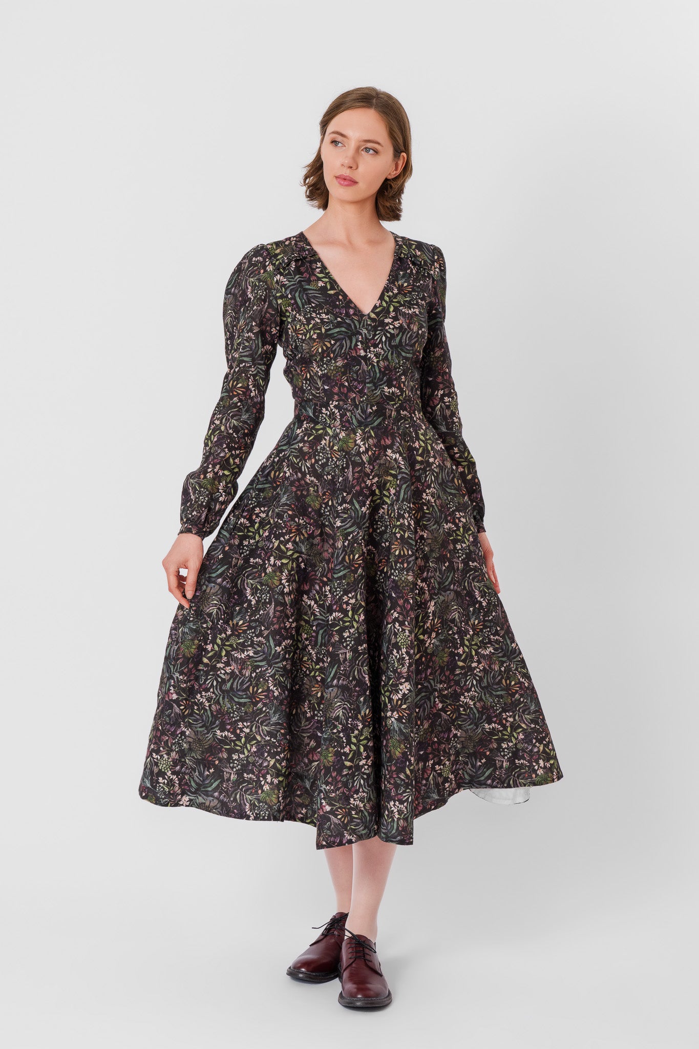 Bridget Dress, Long Sleeve,#color_venice-floral
