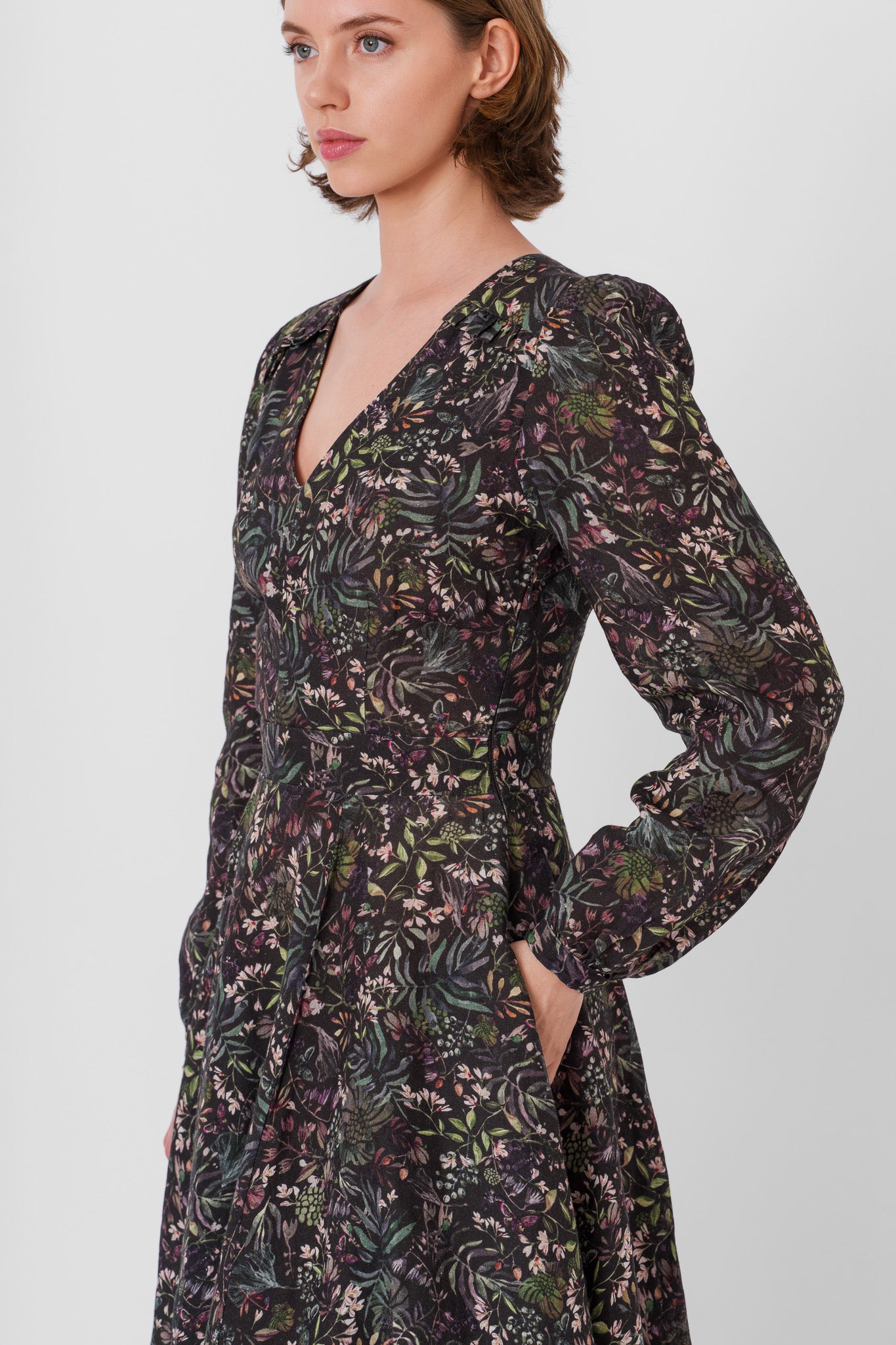 Bridget Dress, Long Sleeve,#color_venice-floral