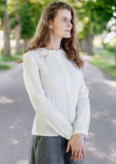 Classic Shirt, Long Sleeve, White Magnolia#color_white-magnolia