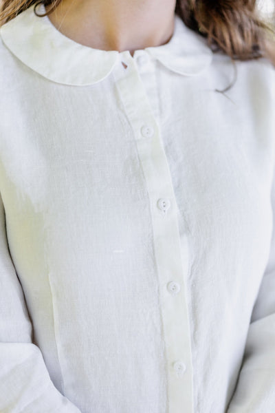 Classic Shirt, Long Sleeve, White Magnolia#color_white-magnolia