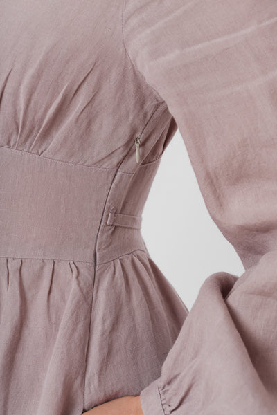 Diane Dress, Long Sleeve, Gentle Lilac#color_gentle-lilac