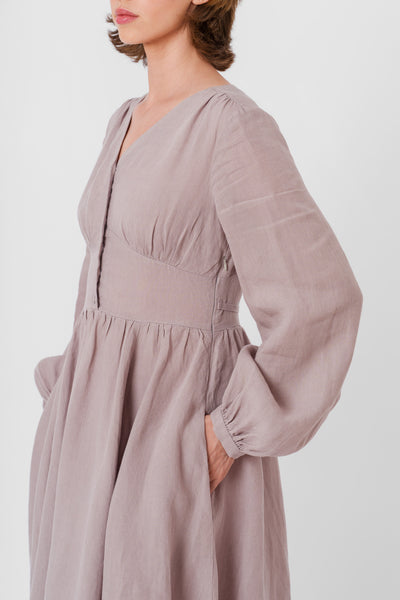 Diane Dress, Long Sleeve, Gentle Lilac#color_gentle-lilac