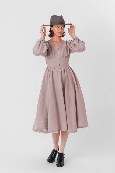 Diane Dress, Long Sleeve, Gentle Lilac#color_gentle-lilac