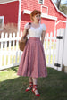 Evelyn Skirt, Red Gingham #color_red-gingham