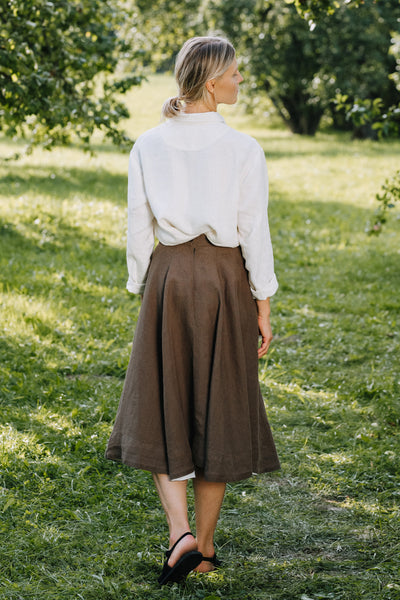 Classic Skirt, Cedar Brown#color_cedar-brown