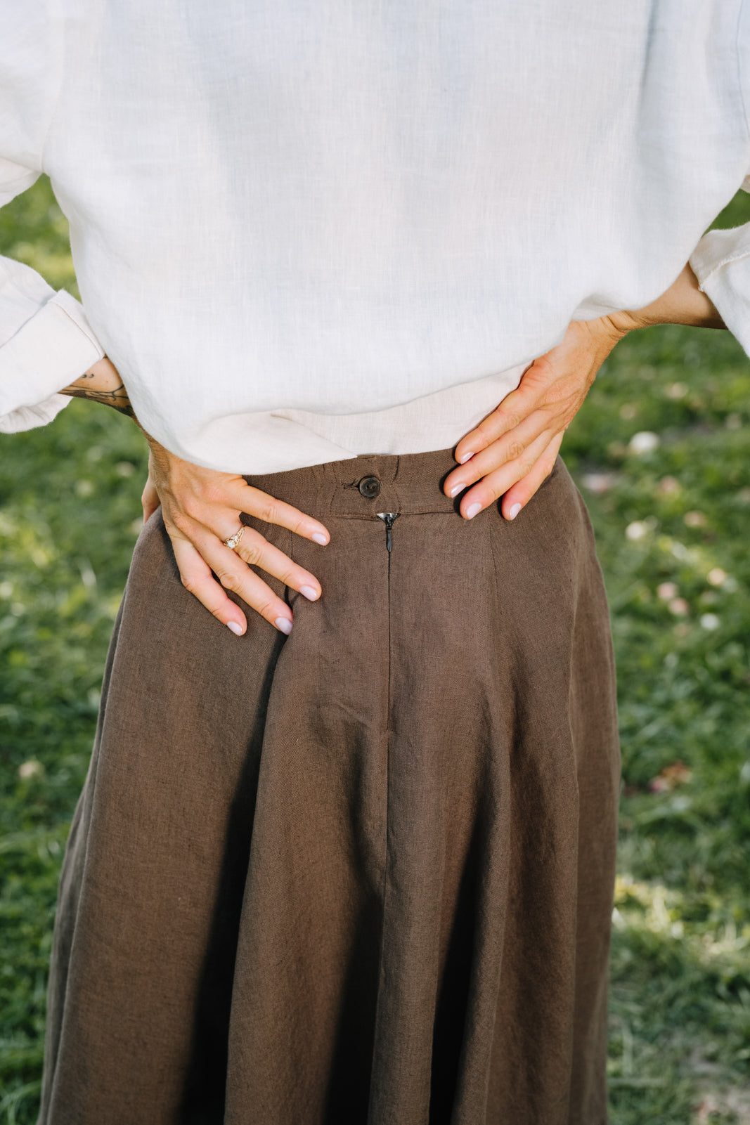 Classic Skirt, Cedar Brown#color_cedar-brown