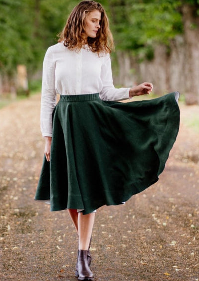 Classic Skirt, Evergreen#color_evergreen
