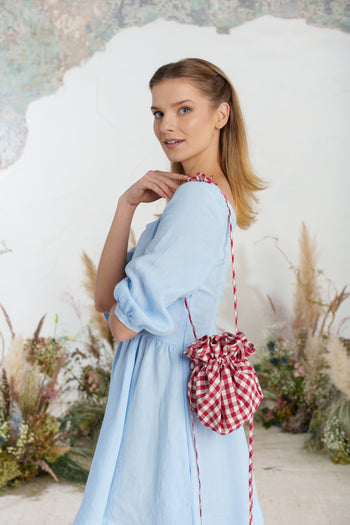Flower Bag, Red Gingham
#color_red-gingham