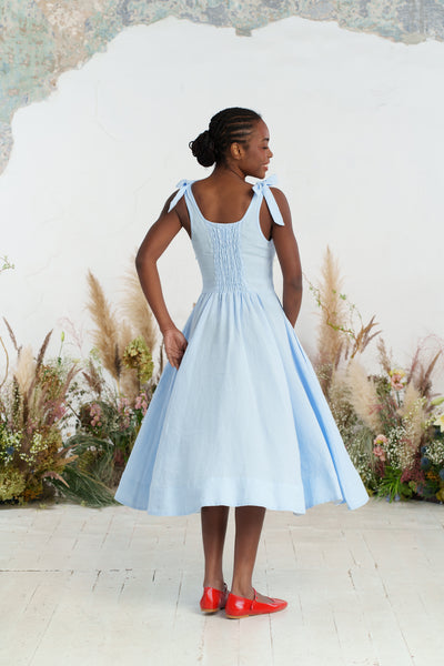 Amelia Dress, Sleeveless, Skye Blue
#color_skye-blue