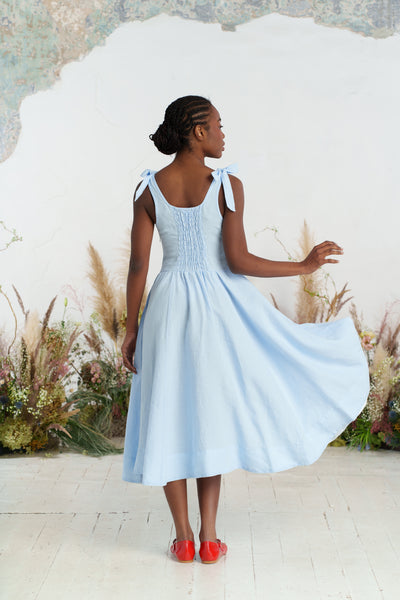 Amelia Dress, Sleeveless, Skye Blue
#color_skye-blue