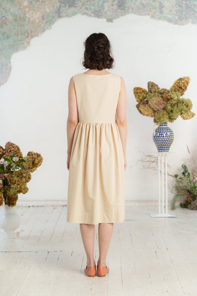 Petticoat, Sleeveless, Beige
#color_beige