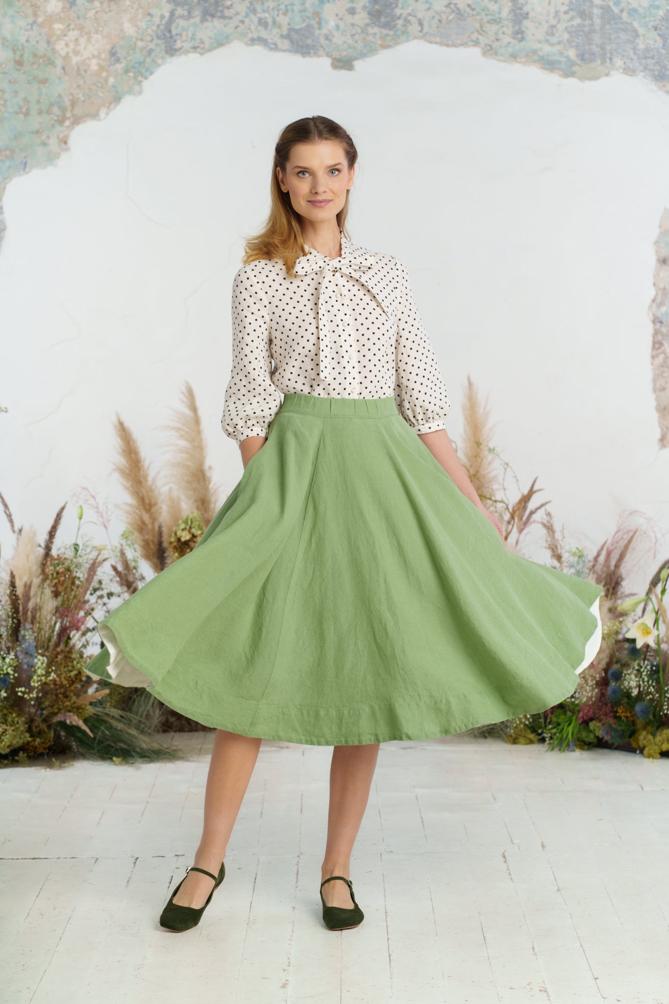 Classic Skirt, Matcha Latte
#color_matcha-latte