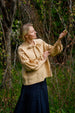 Clementine Shirt, Long Sleeve, Milk & Honey
#color_milk-honey