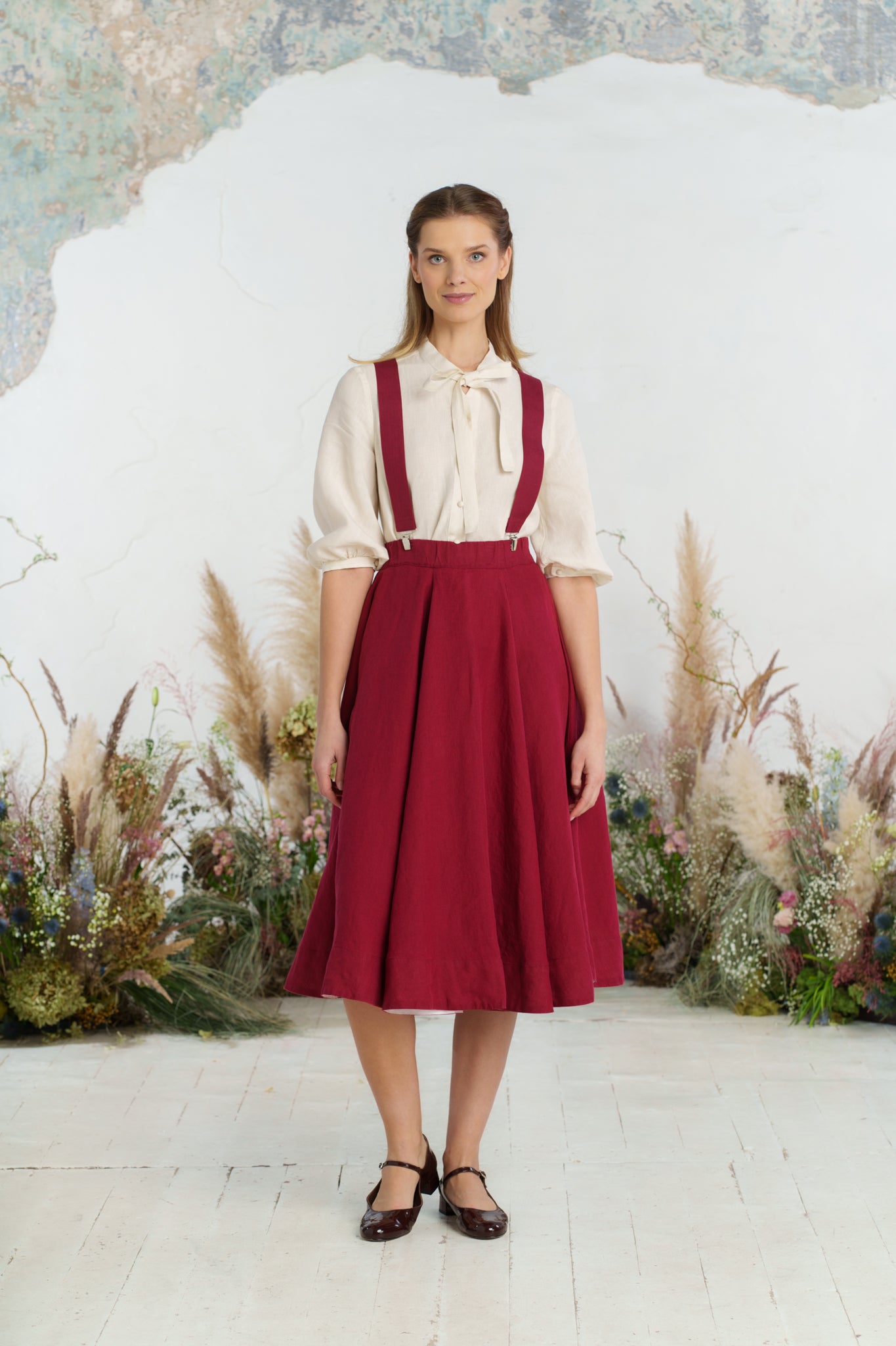 Suspenders, Marsala Red
#color_marsala-red