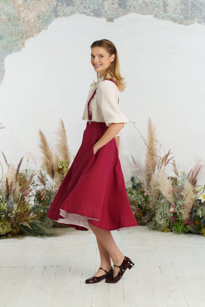 Suspenders, Marsala Red
#color_marsala-red