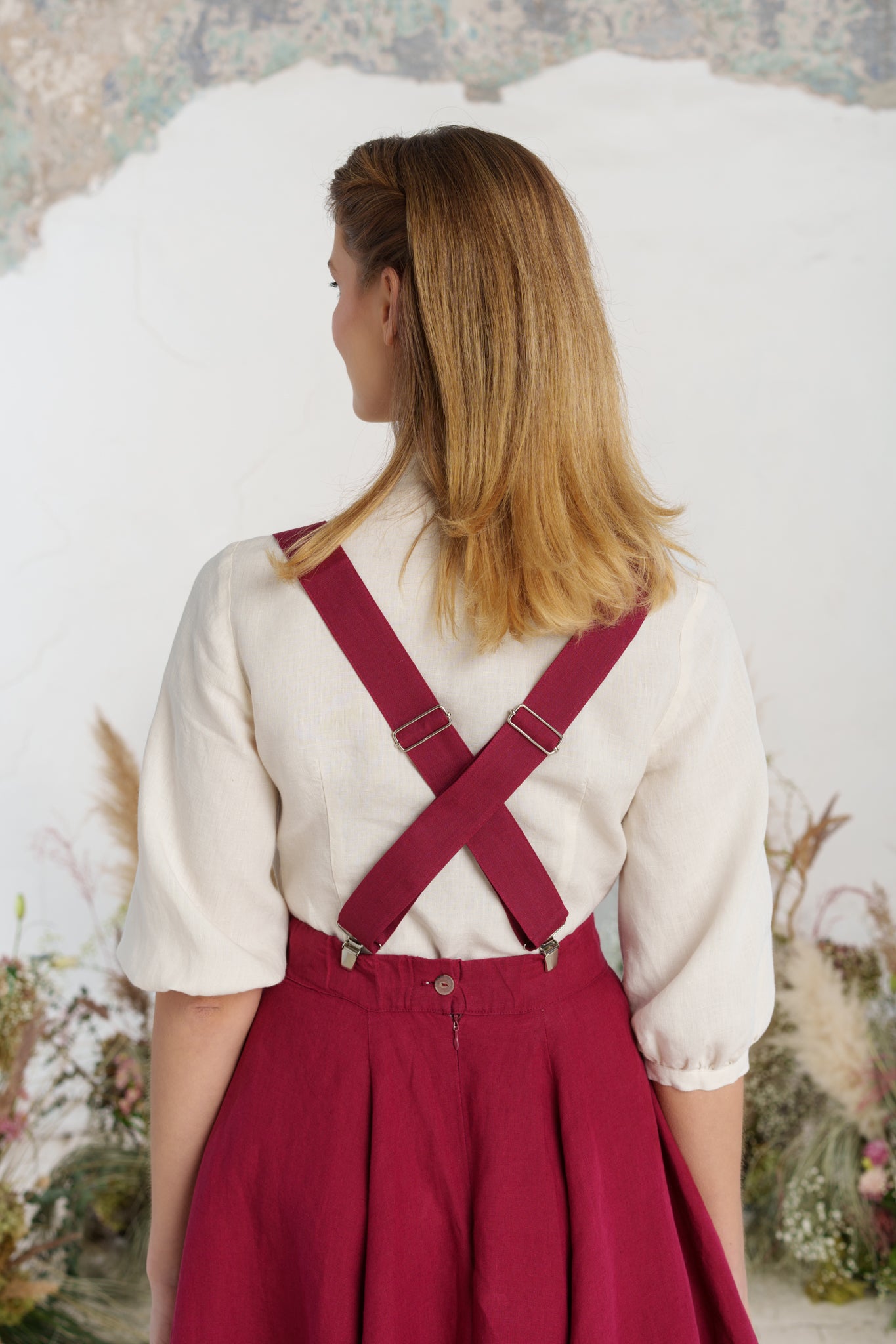 Suspenders, Marsala Red
#color_marsala-red