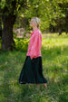 Clementine Shirt, Long Sleeve, Peony Pop
#color_peony-pop
