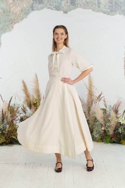 Maxi Wrap Skirt, Milky White
#color_milky-white