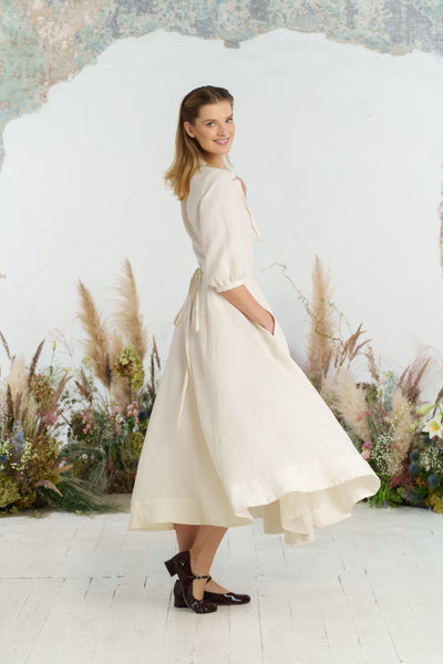 Maxi Wrap Skirt, Milky White
#color_milky-white