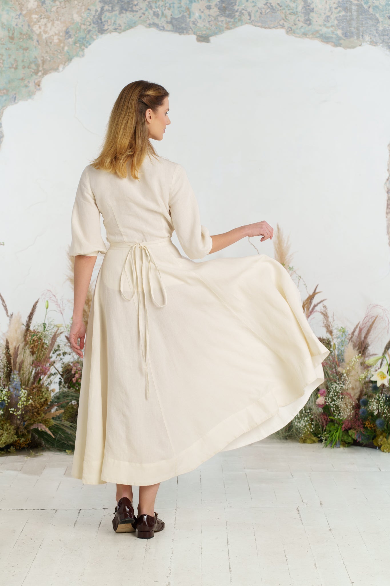 Maxi Wrap Skirt, Milky White
#color_milky-white