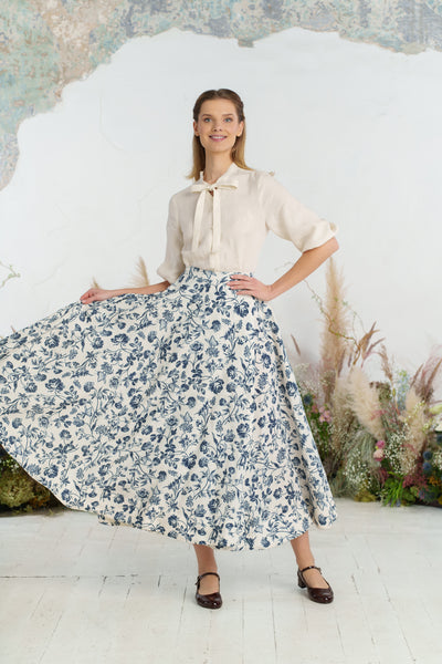 Maxi Wrap Skirt, Ink Rose
#color_ink-rose