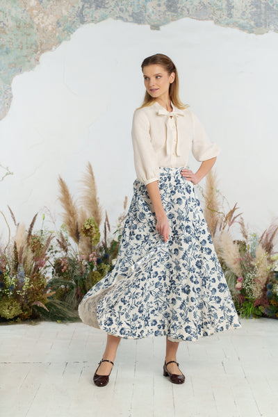 Maxi Wrap Skirt, Ink Rose
#color_ink-rose