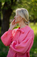 Clementine Shirt, Long Sleeve, Peony Pop
#color_peony-pop