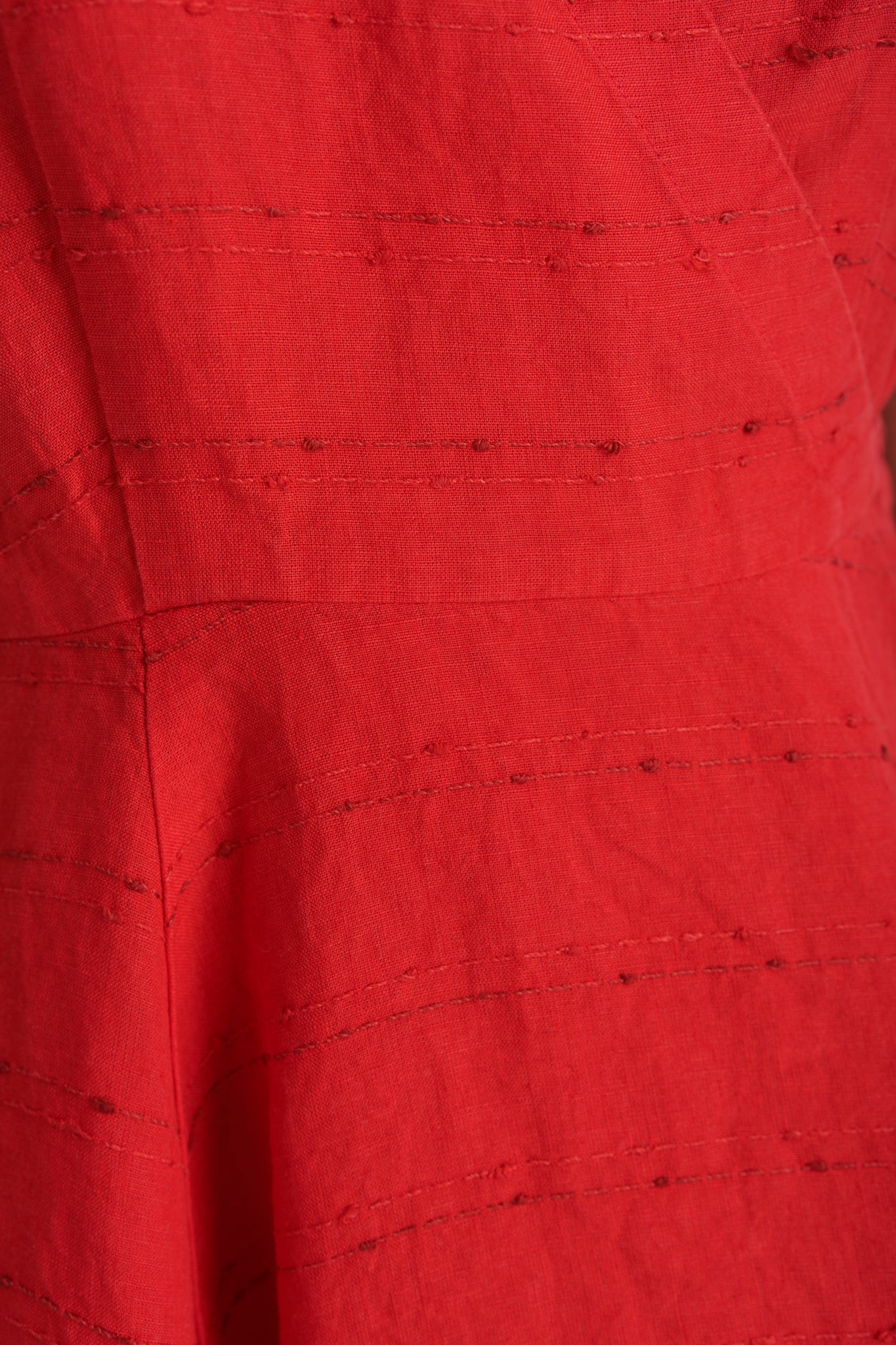 Mini Wrap Dress, Short Sleeve, Cherry Red Stripes
#color_cherry-red-stripes