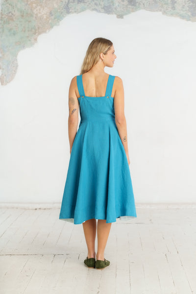 Pinafore Dress, Sleeveless, Hawaiian Ocean
#color_hawaiian-ocean