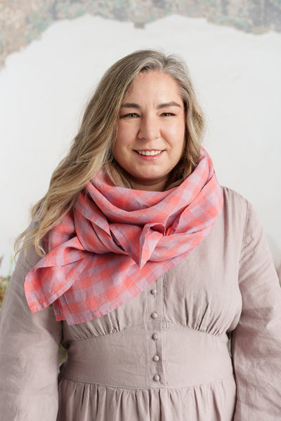 Palisandra Scarf, Pink Gingham
#color_pink-gingham