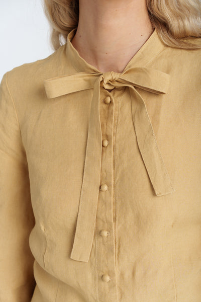 Jasmine Shirt, 3/4 Sleeve, Milk & Honey
#color_milk-honey