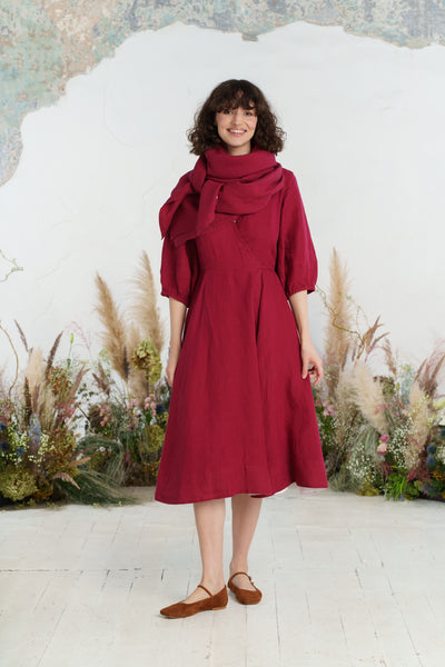 Palisandra Scarf, Marsala Red
#color_marsala-red