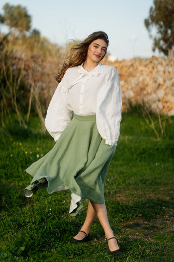 Classic Skirt, Matcha Latte
#color_matcha-latte