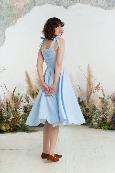 Amelia Dress, Sleeveless, Skye Blue
#color_skye-blue