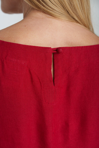 Hawthorn Dress, Long Sleeve, Red Poppy#color_red-poppy