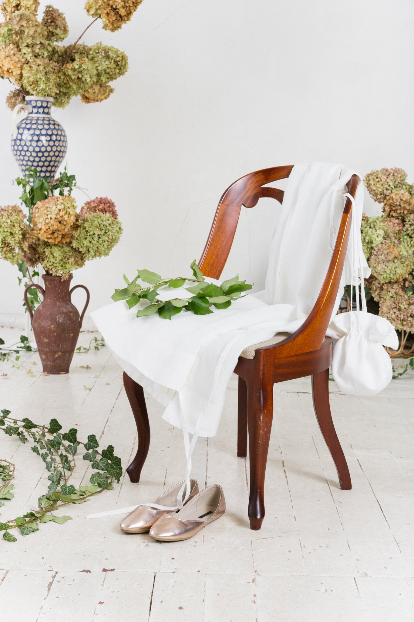 Flower Bag, White Magnolia