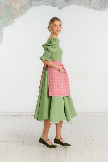 Meadow Apron, Pink Gingham#color_pink-gingham