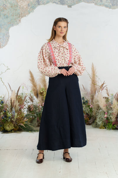 Maxi Catherine Trousers, Night Navy#color_night-navy
