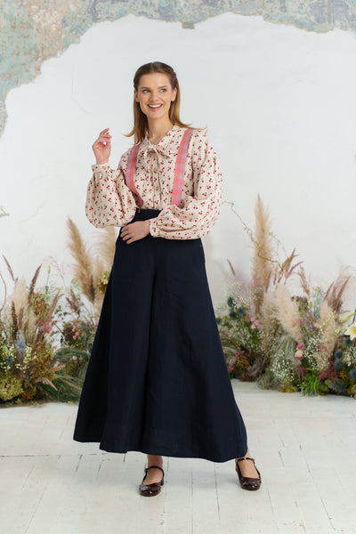 Maxi Catherine Trousers, Night Navy#color_night-navy
