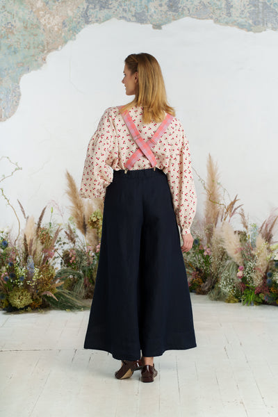 Maxi Catherine Trousers, Night Navy#color_night-navy