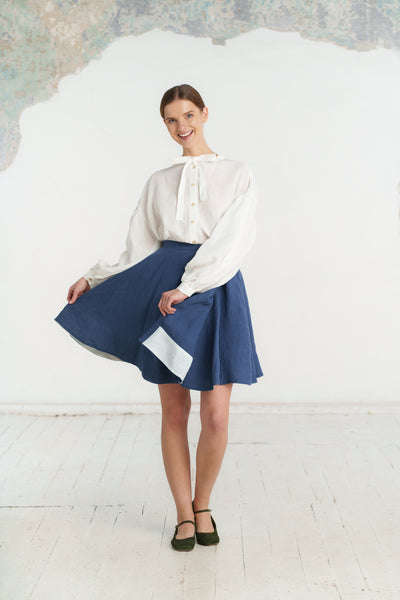 Clementine Shirt, Long Sleeve, White Magnolia #color_white-magnolia