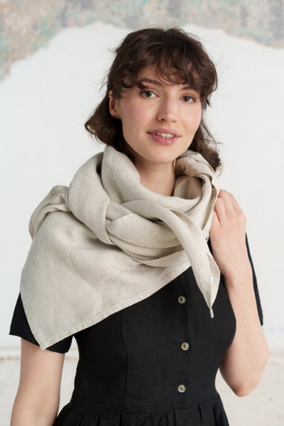 Palisandra Scarf, Natural Linen#color_natural-linen