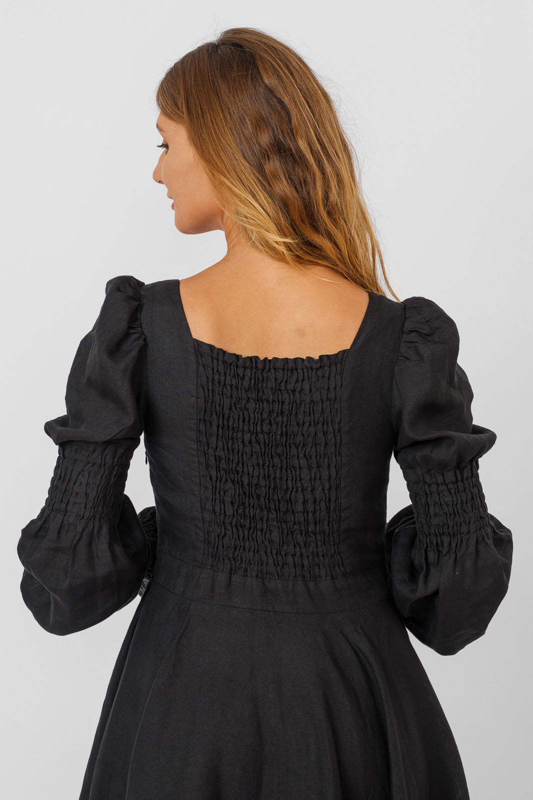 Briar Dress, Long Sleeve, Black Pansy
#color_black-pansy