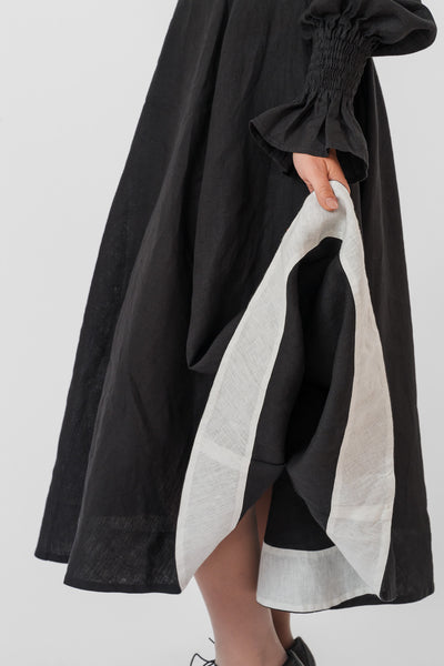 Briar Dress, Long Sleeve, Black Pansy
#color_black-pansy