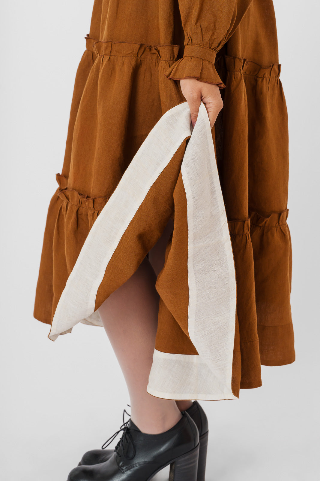 Sorrel Dress, Long Sleeve, Warm Brown
#color_warm-brown