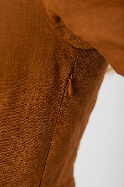 Briar Dress, Long Sleeve, Warm Brown
#color_warm-brown