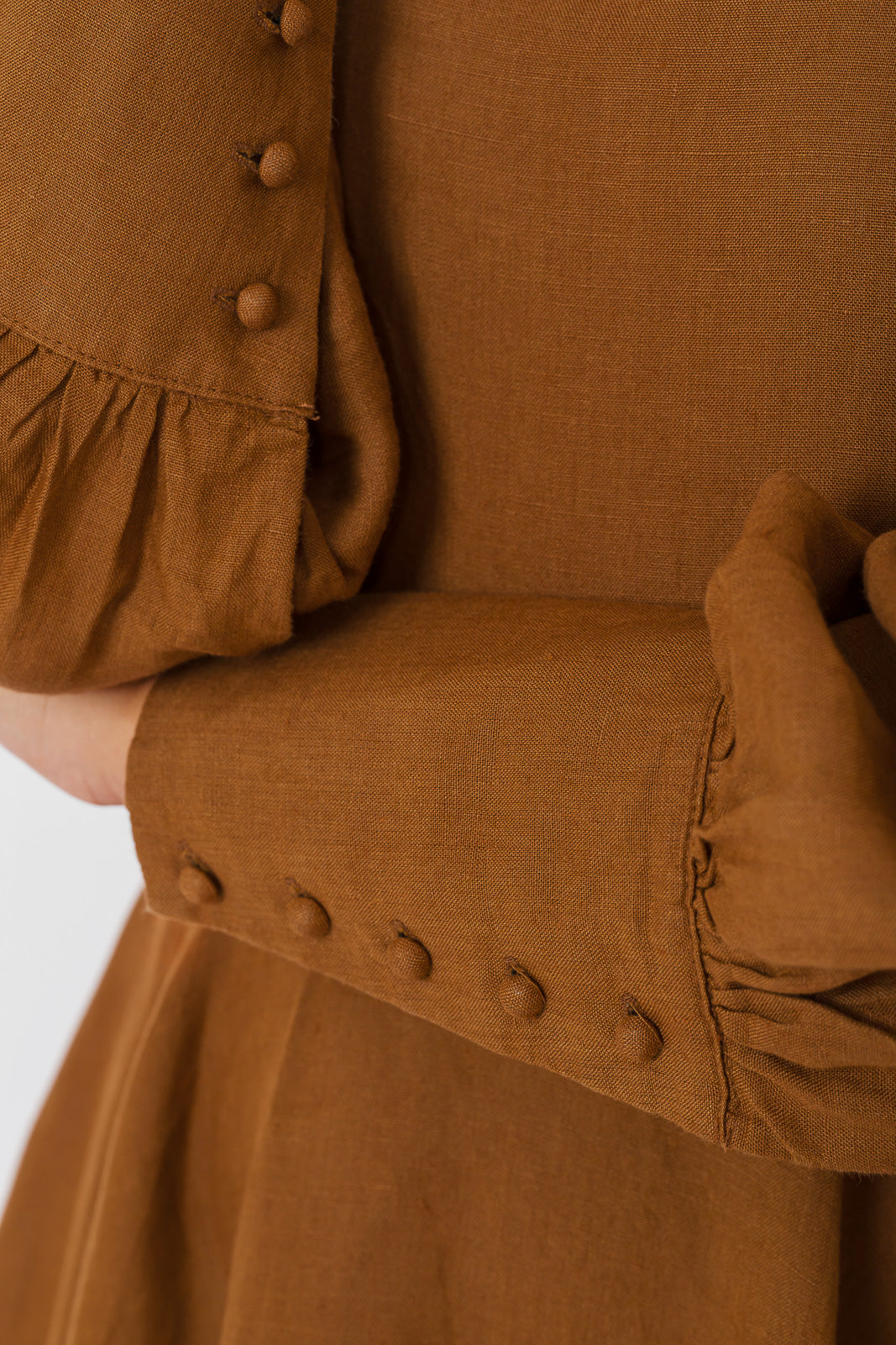 Hawthorn Dress, Long Sleeve, Warm Brown
#color_warm-brown
