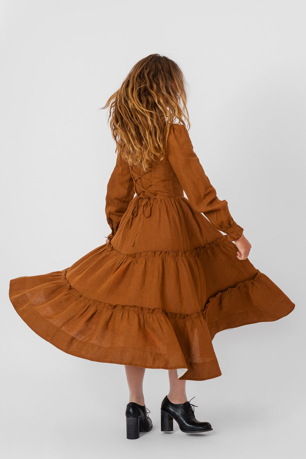 Sorrel Dress, Long Sleeve, Warm Brown
#color_warm-brown