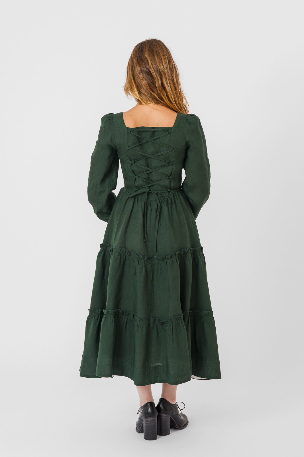 Sorrel Dress, Long Sleeve, Evergreen
#color_evergreen